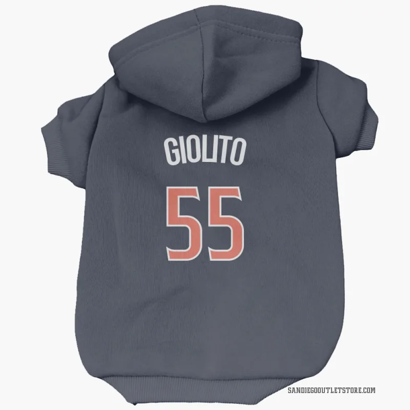 Lucas Giolito  Navy San Diego Padres  Cat & Dog Pet Hoodie