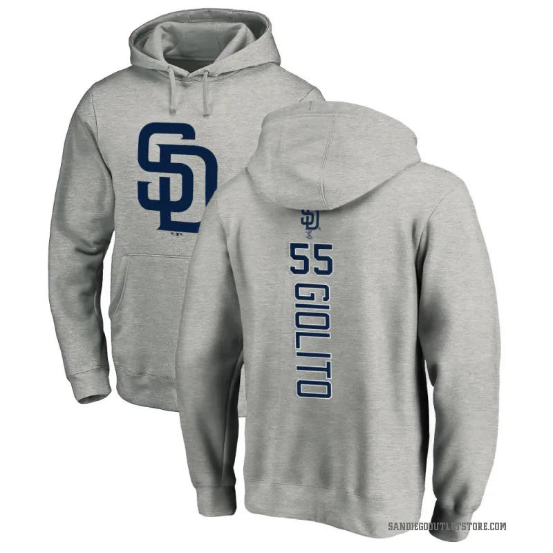 Lucas Giolito Youth San Diego Padres Ash Backer Pullover Hoodie