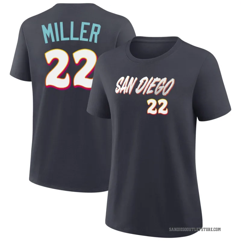 Mason Miller Women's Navy San Diego Padres 2026 City Connect T-Shirt