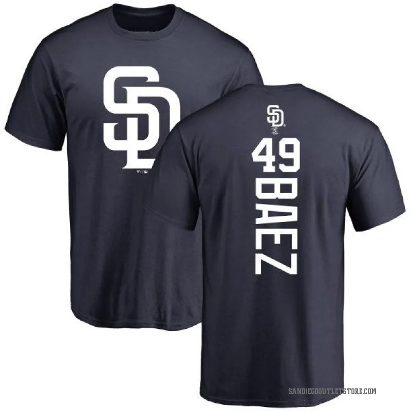 Michel Baez Men's Navy San Diego Padres Backer T-Shirt -