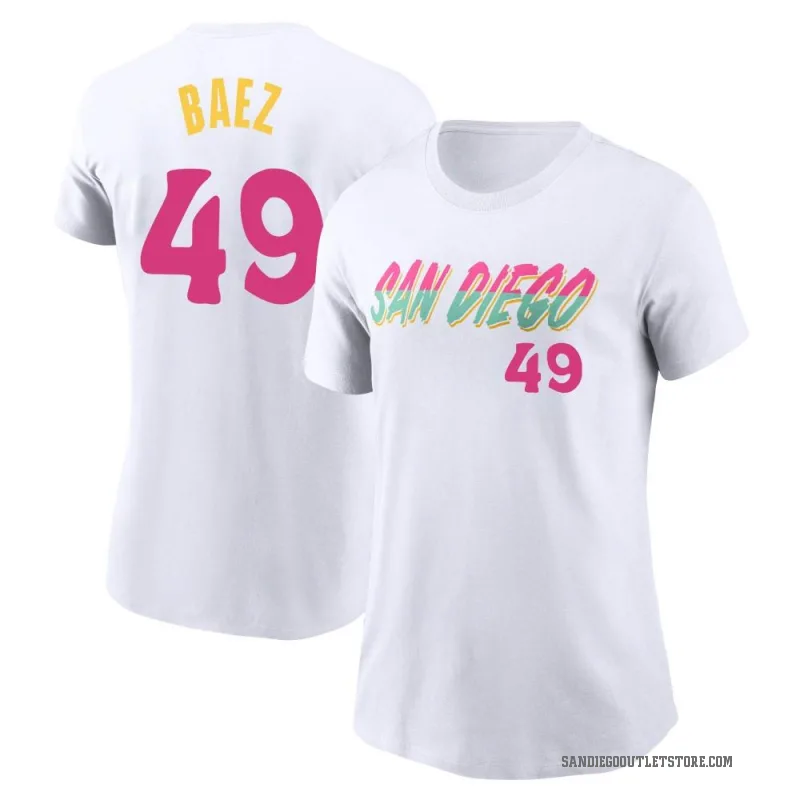 Michel Baez Women's White San Diego Padres 2022 City Connect T-Shirt