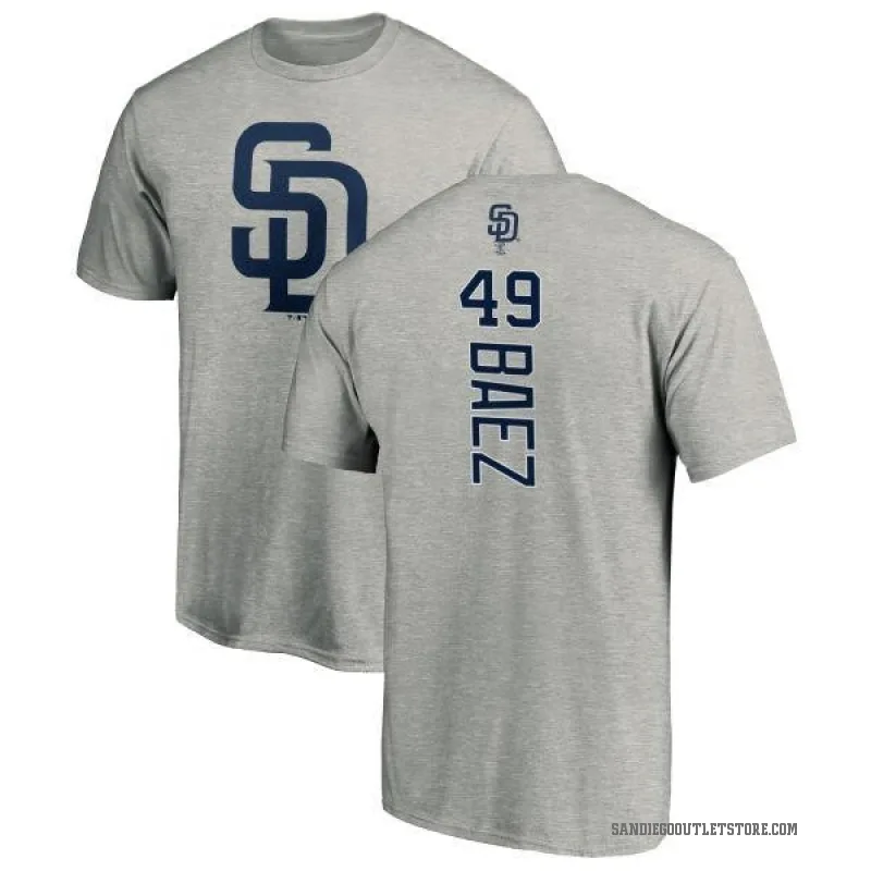 Michel Baez Youth Ash San Diego Padres Backer T-Shirt -