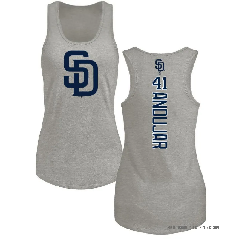 Miguel Andujar Women's Ash San Diego Padres Backer Tank Top -