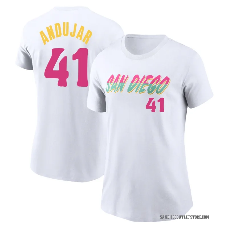 Miguel Andujar Women's White San Diego Padres 2022 City Connect T-Shirt
