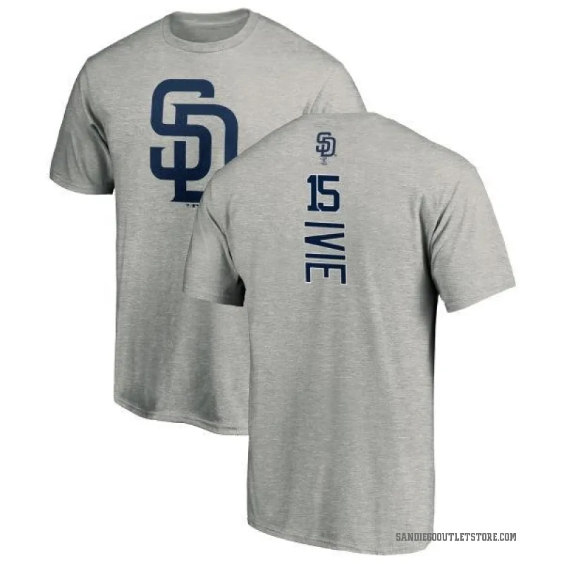 Mike Ivie Men's Ash San Diego Padres Backer T-Shirt -