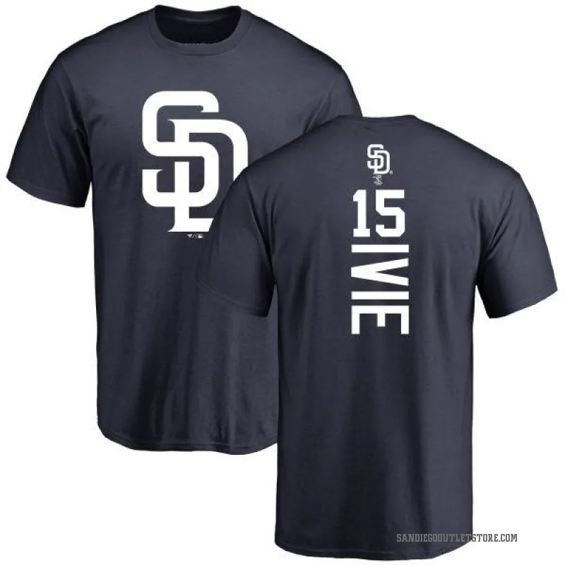 Mike Ivie Men's Navy San Diego Padres Backer T-Shirt -