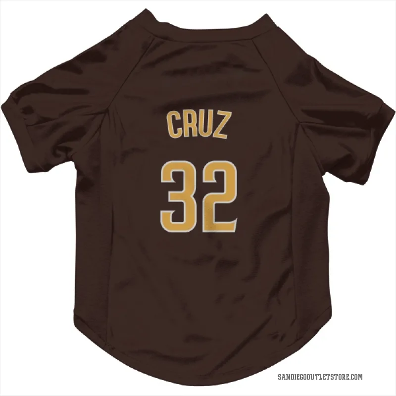 Nelson Cruz  Brown San Diego Padres  Cat & Dog Pet Jersey