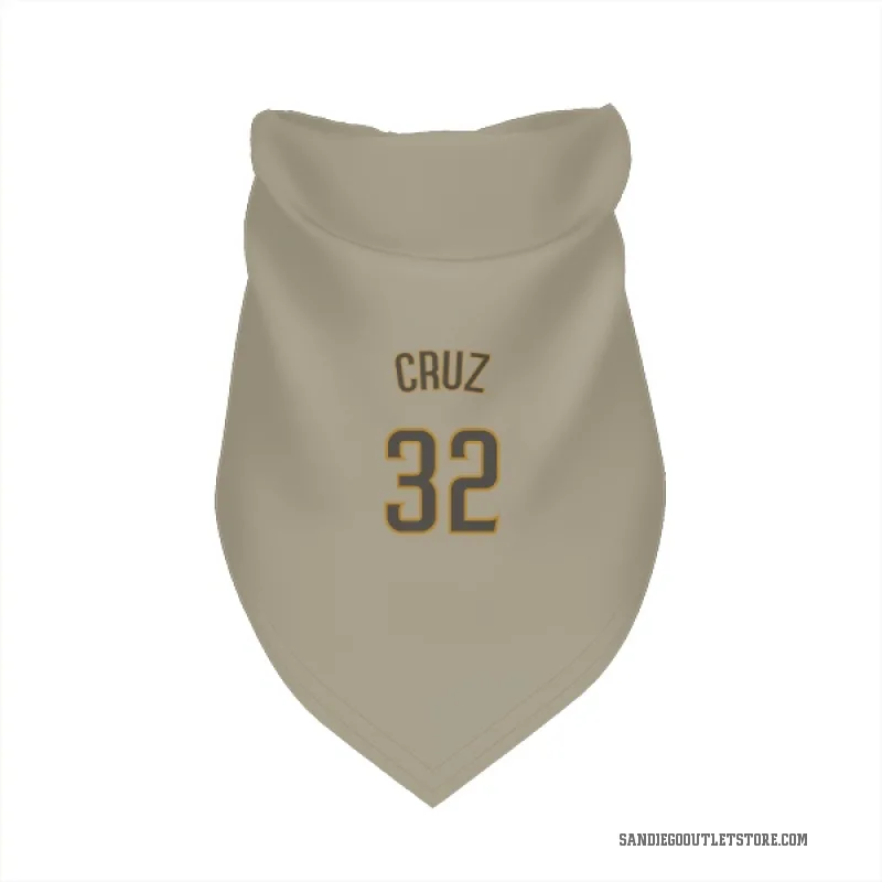 Nelson Cruz  San Diego Padres   Tan Cat & Dog Pet Bandana