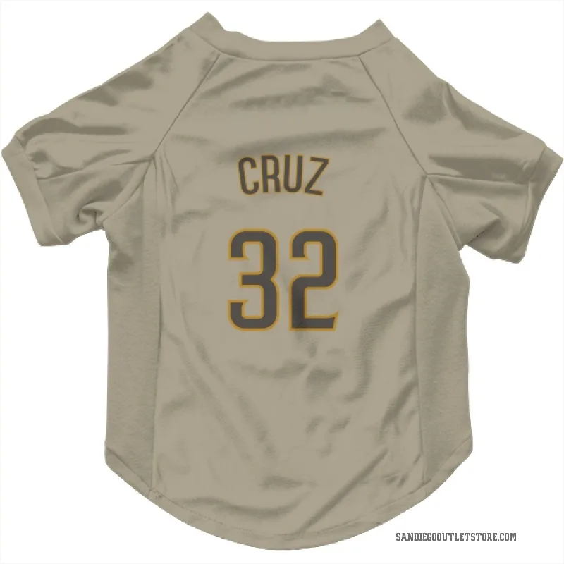 Nelson Cruz  San Diego Padres   Tan Cat & Dog Pet Jersey
