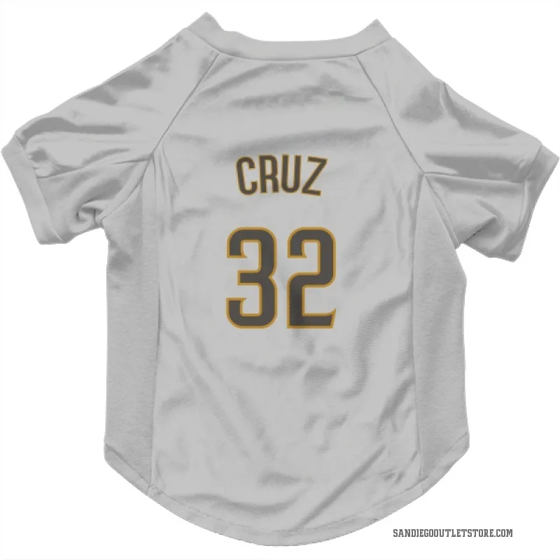Nelson Cruz  White/Brown San Diego Padres  Cat & Dog Pet Jersey