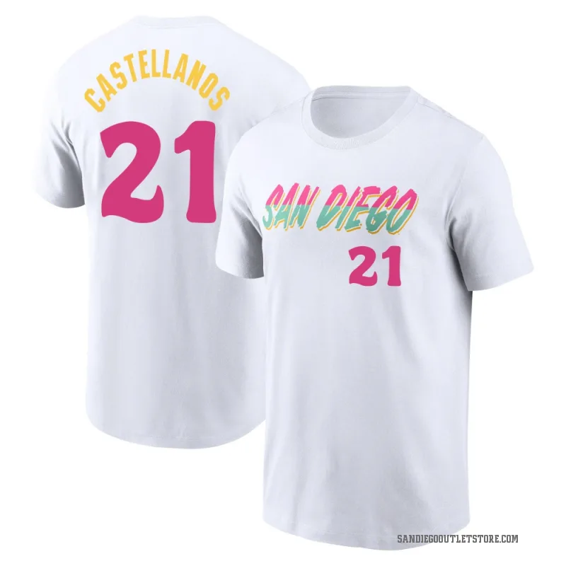 Nick Castellanos Youth White San Diego Padres 2022 City Connect T-Shirt
