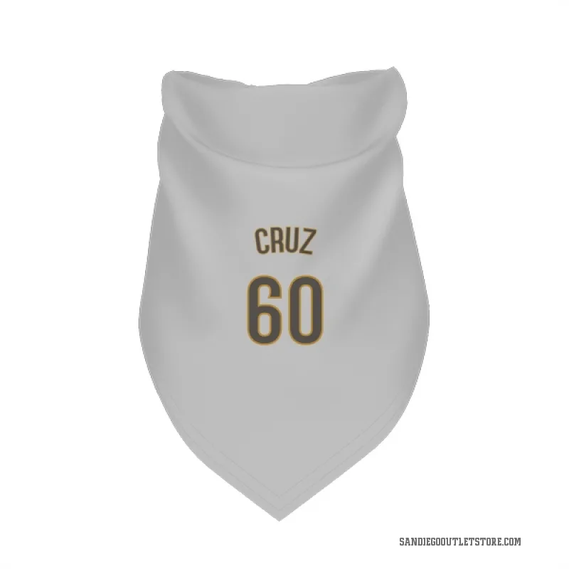 Omar Cruz  White/Brown San Diego Padres  Cat & Dog Pet Bandana