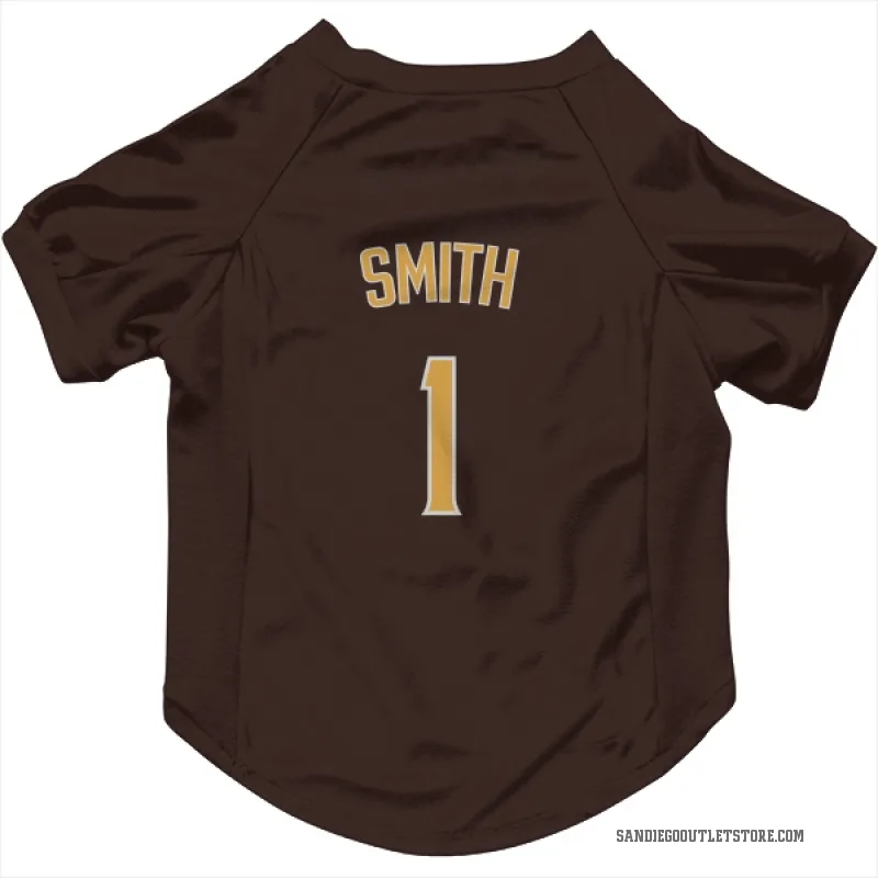 Ozzie Smith  Brown San Diego Padres  Cat & Dog Pet Jersey