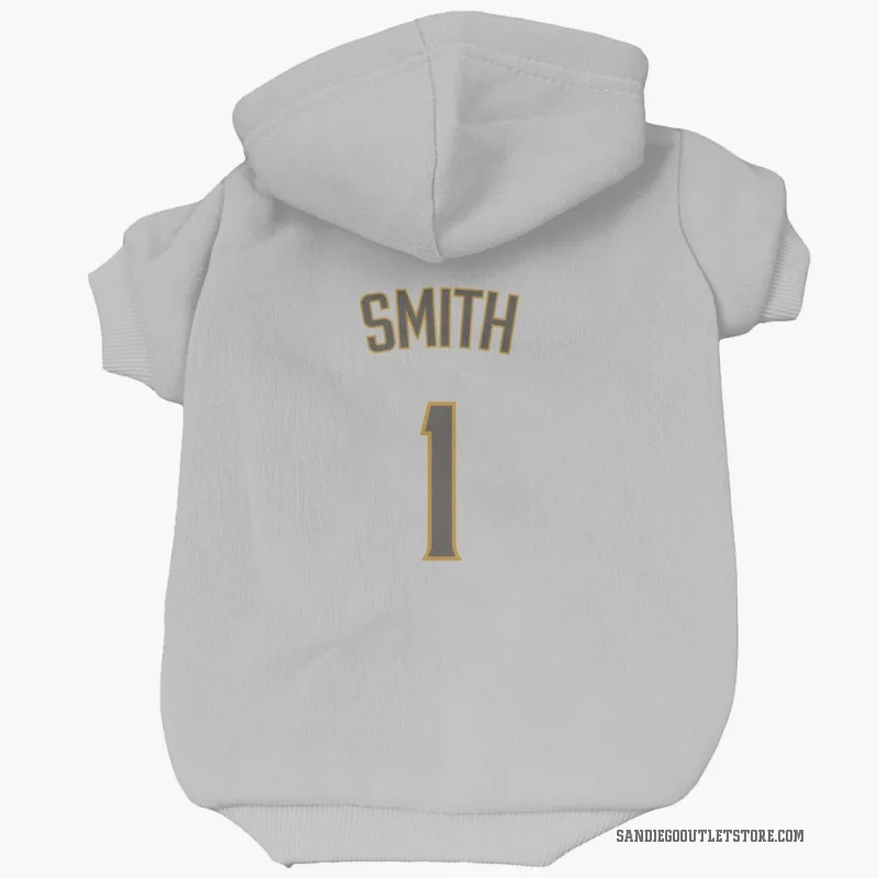 Ozzie Smith  White/Brown San Diego Padres  Cat & Dog Pet Hoodie