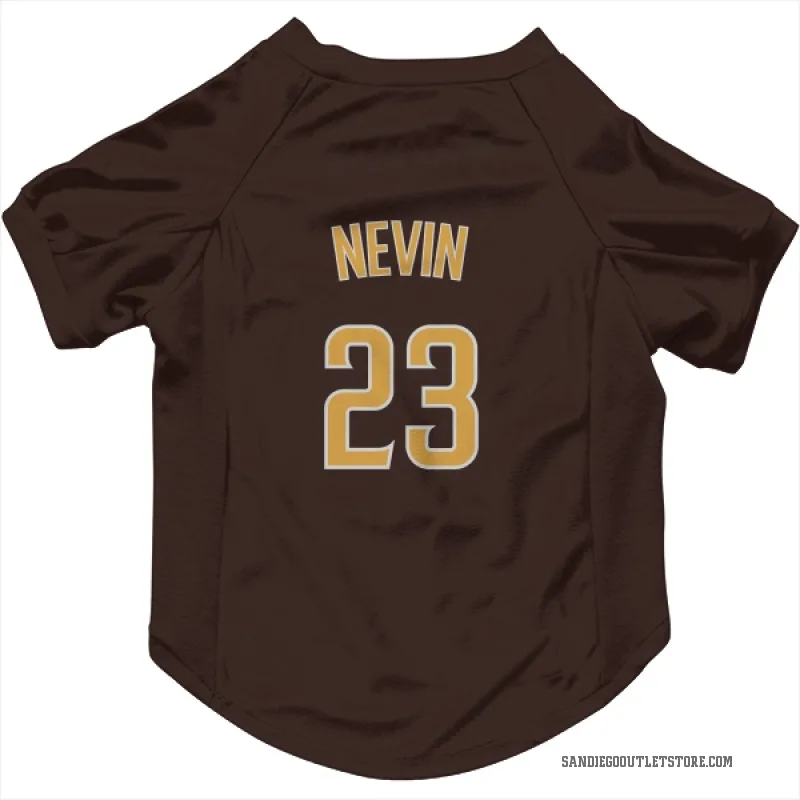 Phil Nevin  Brown San Diego Padres  Cat & Dog Pet Jersey