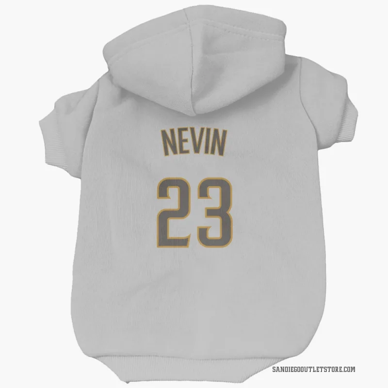 Phil Nevin  White/Brown San Diego Padres  Cat & Dog Pet Hoodie