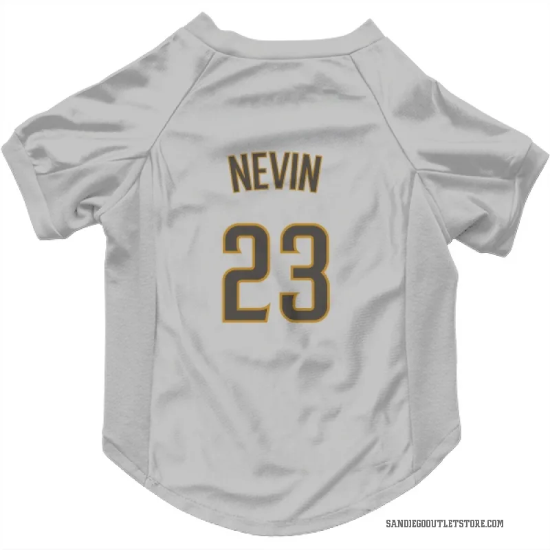 Phil Nevin  White/Brown San Diego Padres  Cat & Dog Pet Jersey