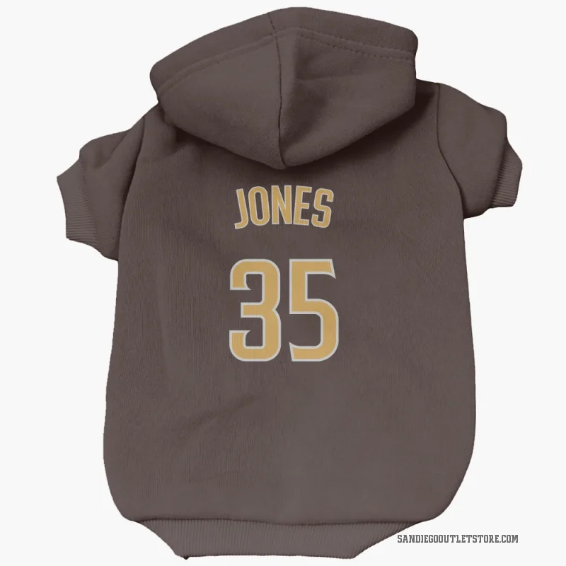 Randy Jones  Brown San Diego Padres  Cat & Dog Pet Hoodie