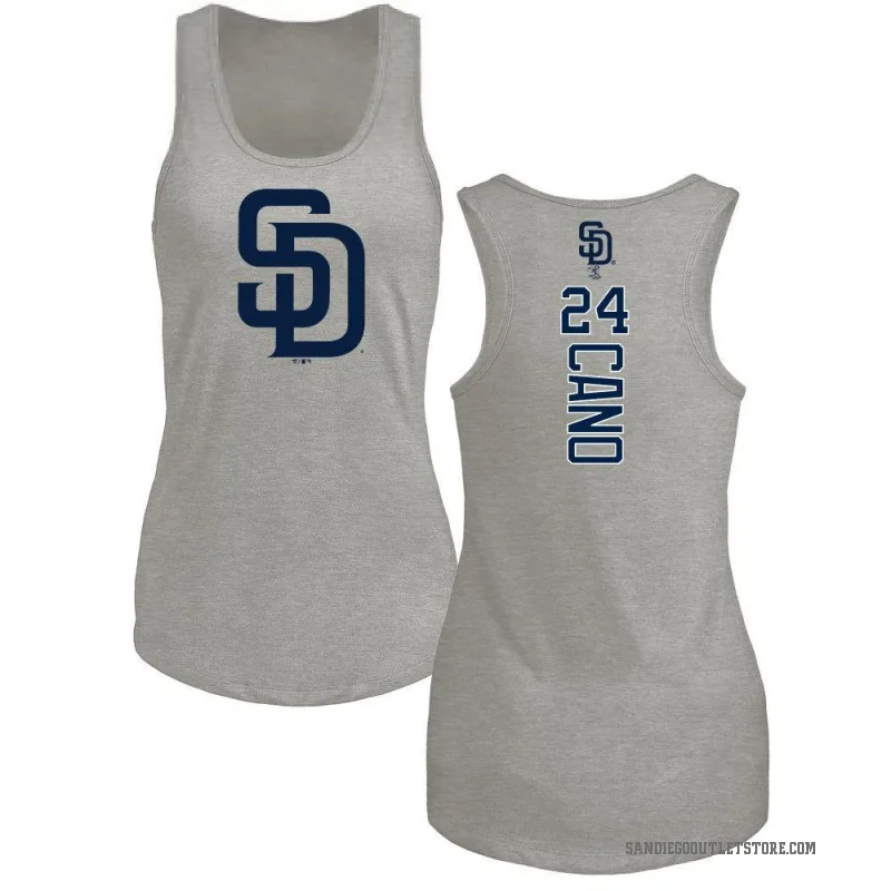 Robinson Cano Women's Ash San Diego Padres Backer Tank Top -