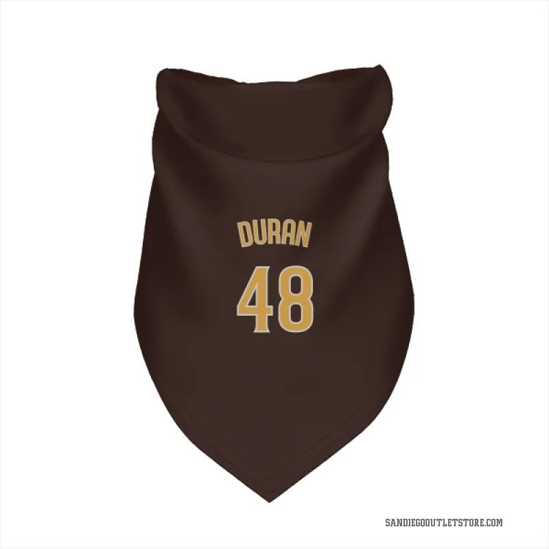 Rodolfo Duran  Brown San Diego Padres  Cat & Dog Pet Bandana