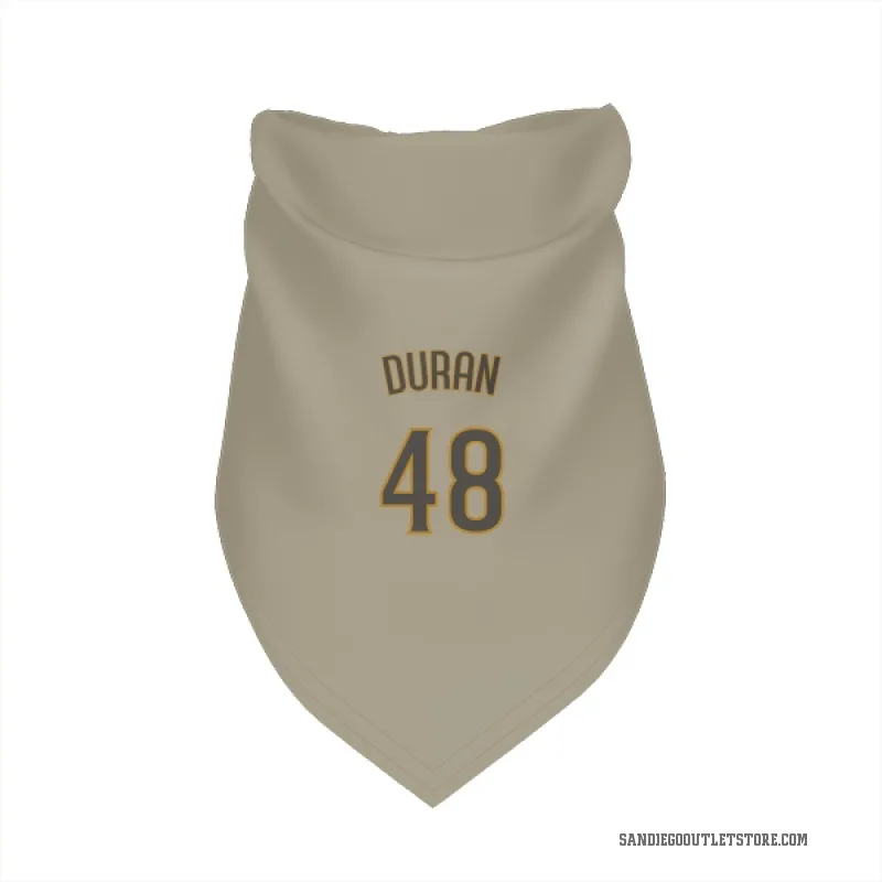 Rodolfo Duran  San Diego Padres   Tan Cat & Dog Pet Bandana