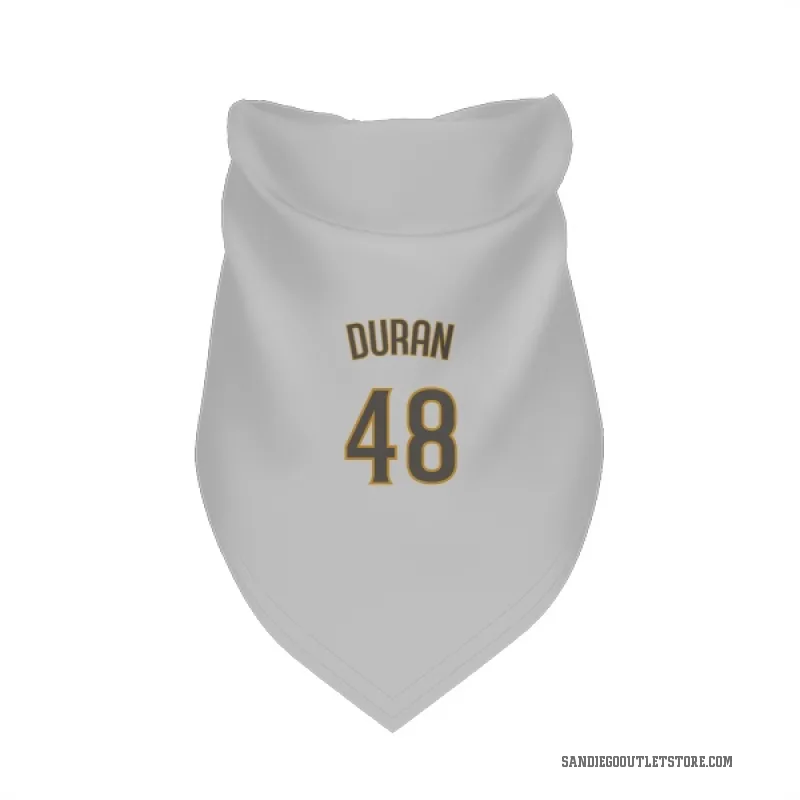 Rodolfo Duran  White/Brown San Diego Padres  Cat & Dog Pet Bandana