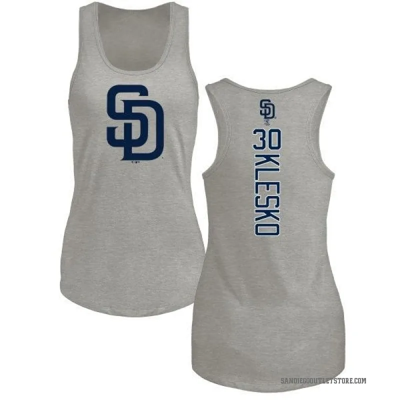 Ryan Klesko Women's Ash San Diego Padres Backer Tank Top -