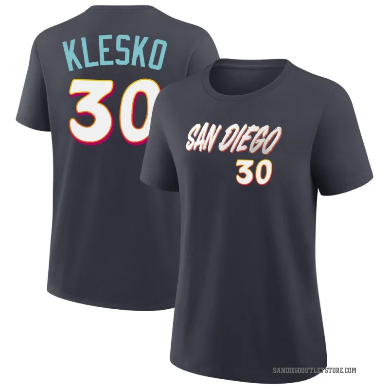 Ryan Klesko Women's Navy San Diego Padres 2026 City Connect T-Shirt