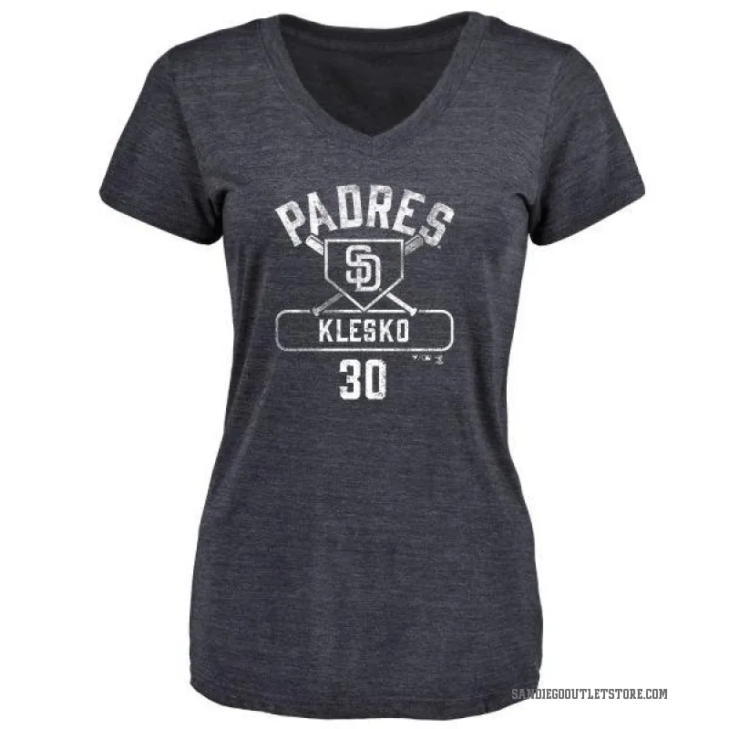 Ryan Klesko Women's Navy San Diego Padres Base Runner T-Shirt -