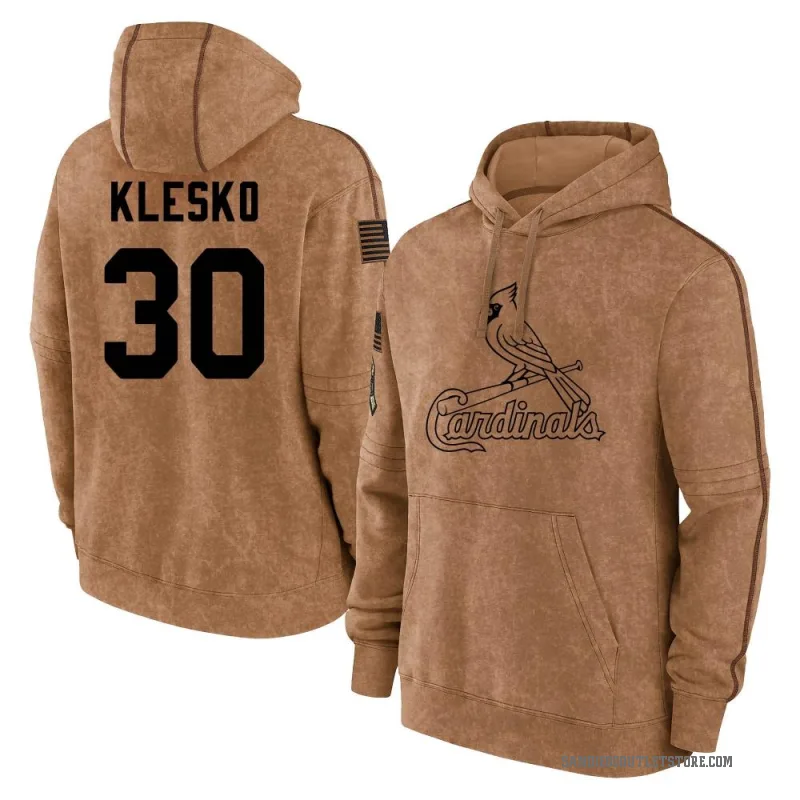 Ryan Klesko Youth Brown San Diego Padres 2023 Salute to Service Club Pullover Hoodie
