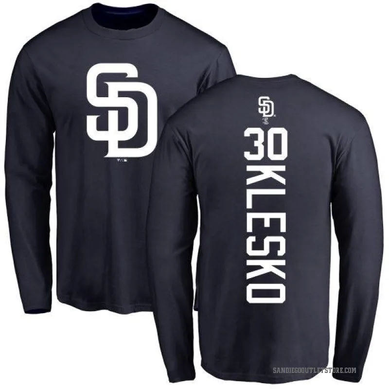 Ryan Klesko Youth Navy San Diego Padres Backer Long Sleeve T-Shirt -