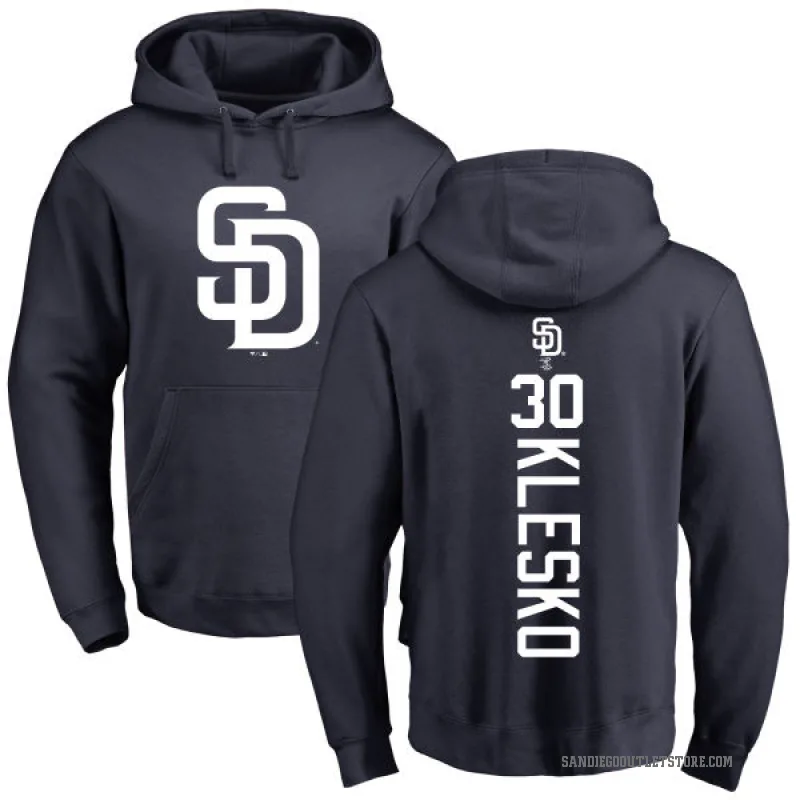 Ryan Klesko Youth Navy San Diego Padres Backer Pullover Hoodie