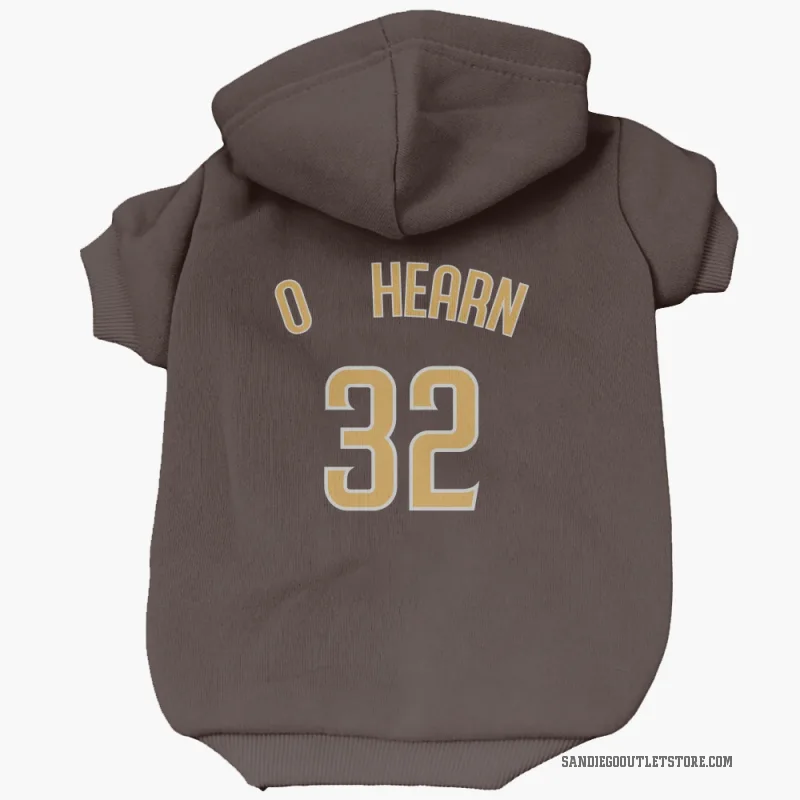 Ryan O'Hearn  Brown San Diego Padres  Cat & Dog Pet Hoodie