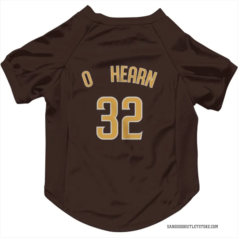 Ryan O'Hearn  Brown San Diego Padres  Cat & Dog Pet Jersey