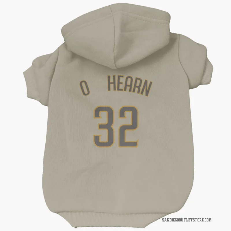 Ryan O'Hearn  San Diego Padres   Tan Cat & Dog Pet Hoodie