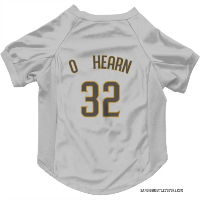 Ryan O'Hearn  White/Brown San Diego Padres  Cat & Dog Pet Jersey