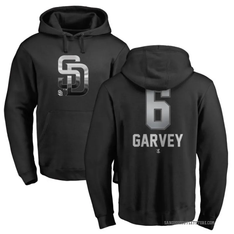Steve Garvey Men's Black San Diego Padres Branded Midnight Mascot Pullover Hoodie -