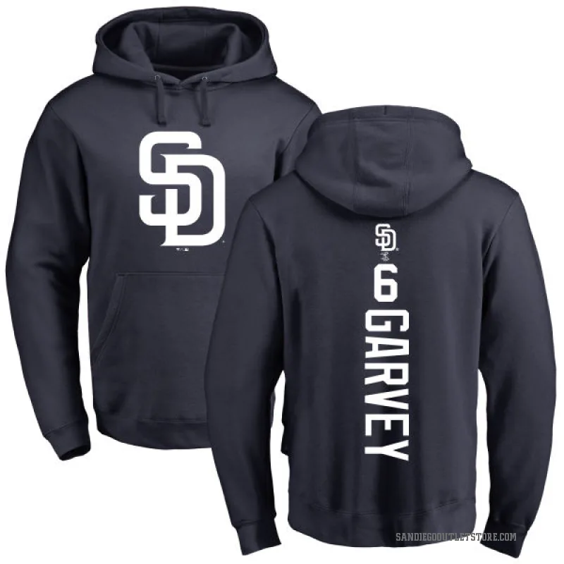 Steve Garvey Men's Navy San Diego Padres Backer Pullover Hoodie