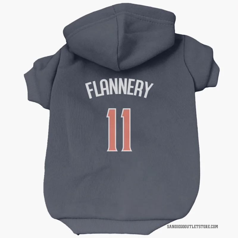 Tim Flannery  Navy San Diego Padres  Cat & Dog Pet Hoodie