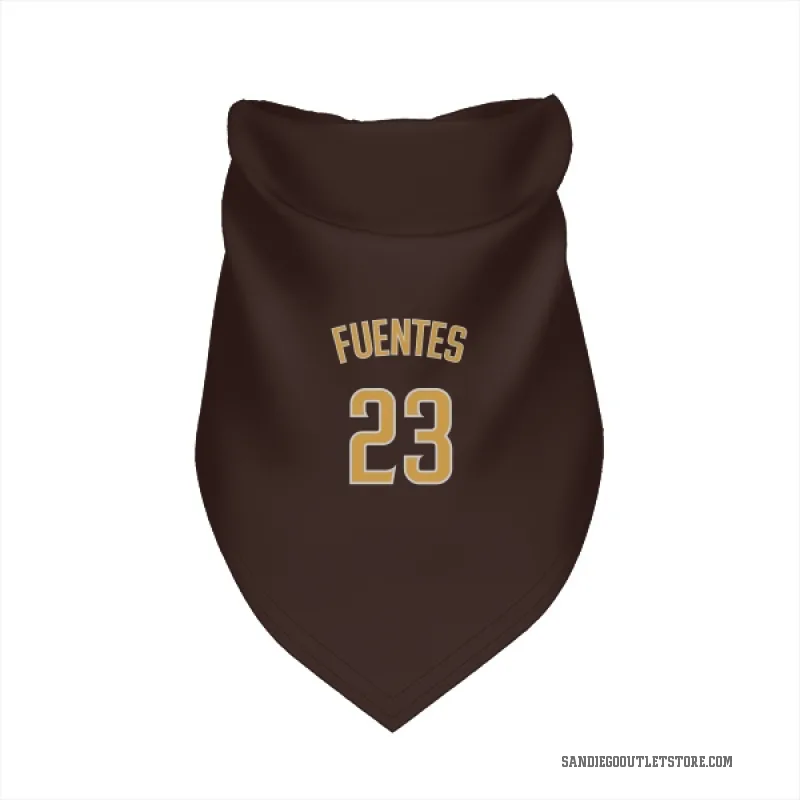 Tito Fuentes  Brown San Diego Padres  Cat & Dog Pet Bandana