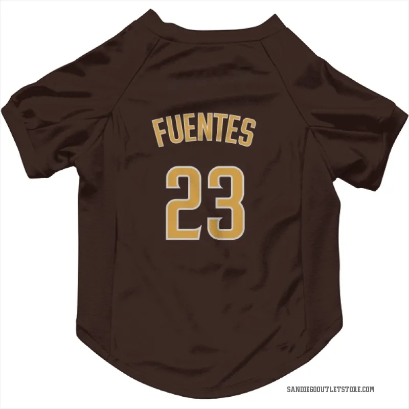 Tito Fuentes  Brown San Diego Padres  Cat & Dog Pet Jersey