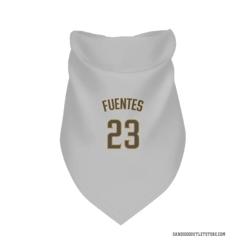 Tito Fuentes  White/Brown San Diego Padres  Cat & Dog Pet Bandana