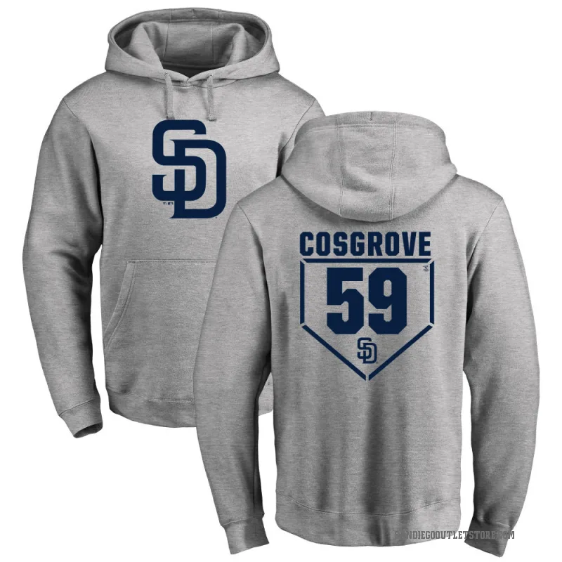 Tom Cosgrove Youth Gray San Diego Padres Branded RBI Pullover Hoodie - Heathered