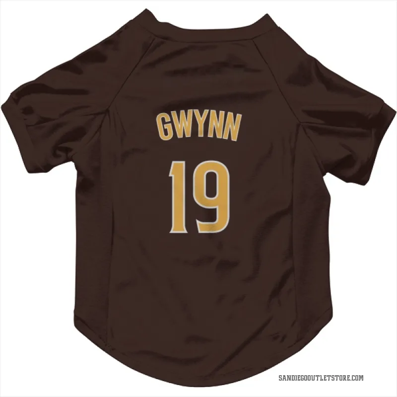 Tony Gwynn  Brown San Diego Padres  Cat & Dog Pet Jersey