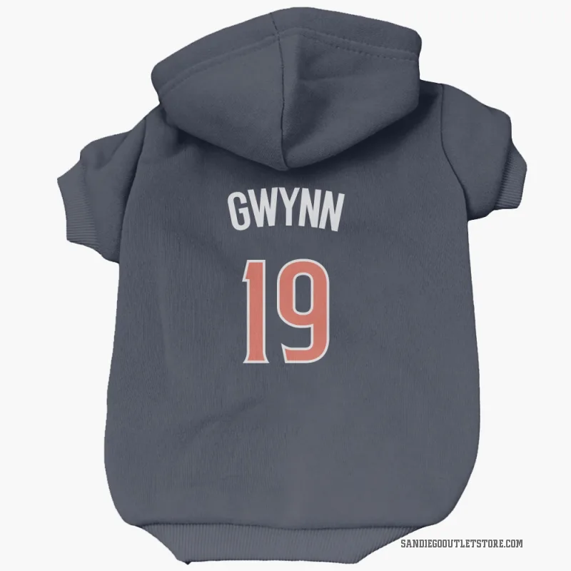 Tony Gwynn  Navy San Diego Padres  Cat & Dog Pet Hoodie