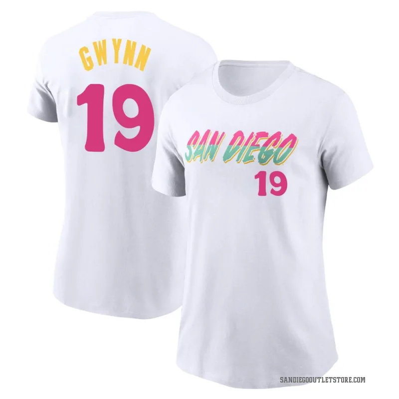 Tony Gwynn Women's White San Diego Padres 2022 City Connect T-Shirt