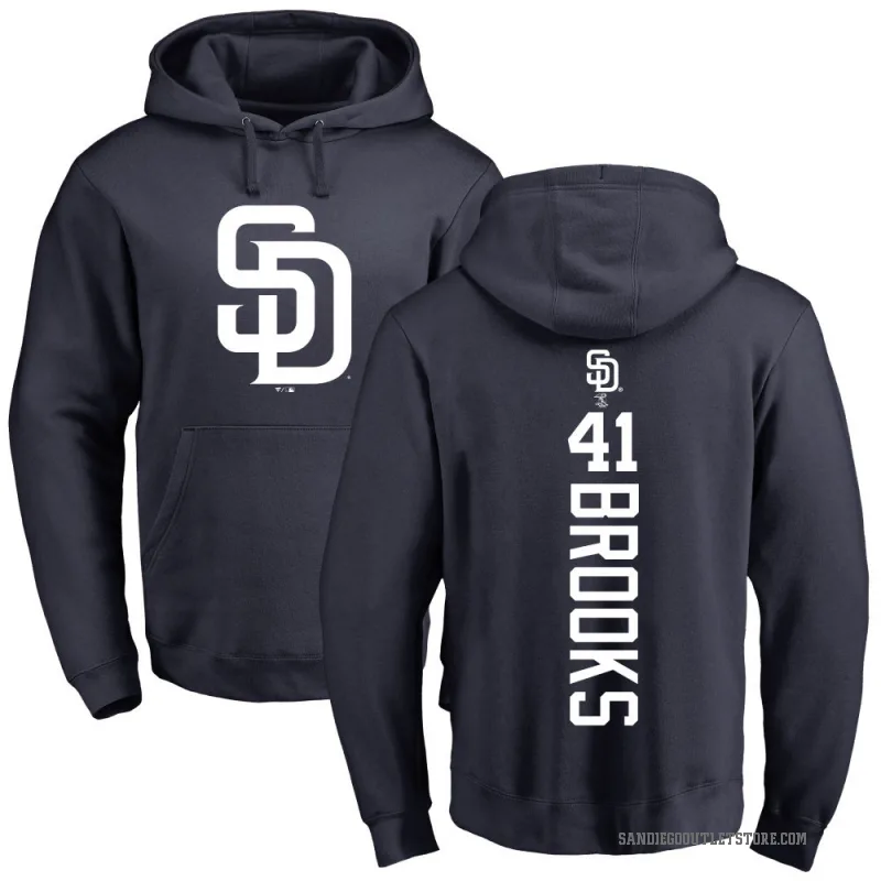 Trenton Brooks Men's Navy San Diego Padres Backer Pullover Hoodie