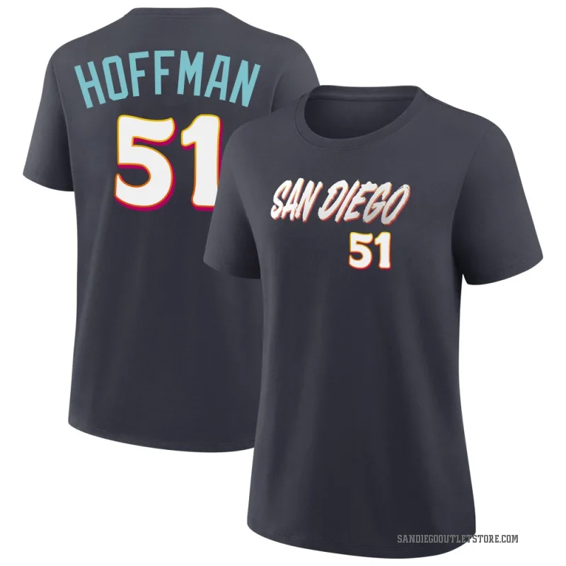 Trevor Hoffman Women's Navy San Diego Padres 2026 City Connect T-Shirt