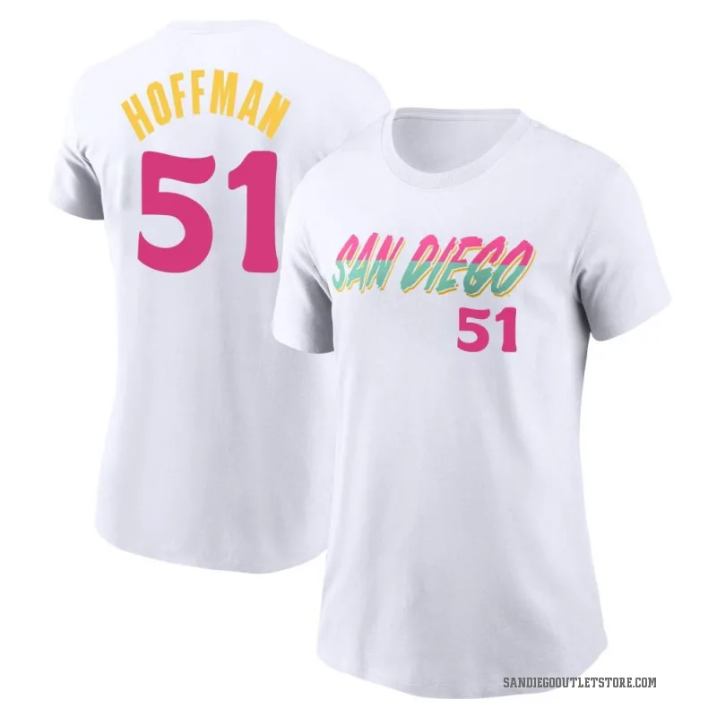 Trevor Hoffman Women's White San Diego Padres 2022 City Connect T-Shirt