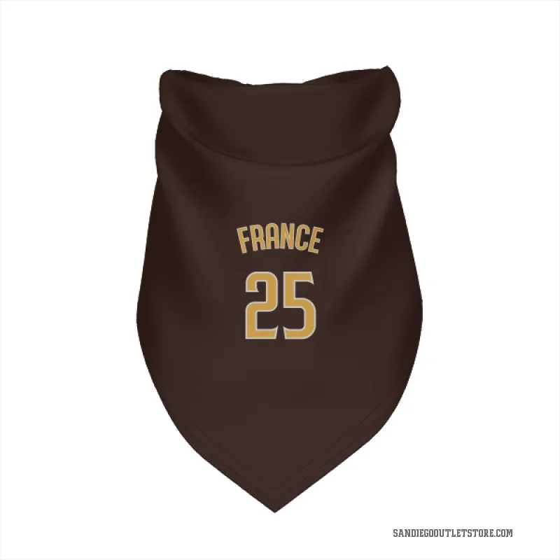 Ty France  Brown San Diego Padres  Cat & Dog Pet Bandana